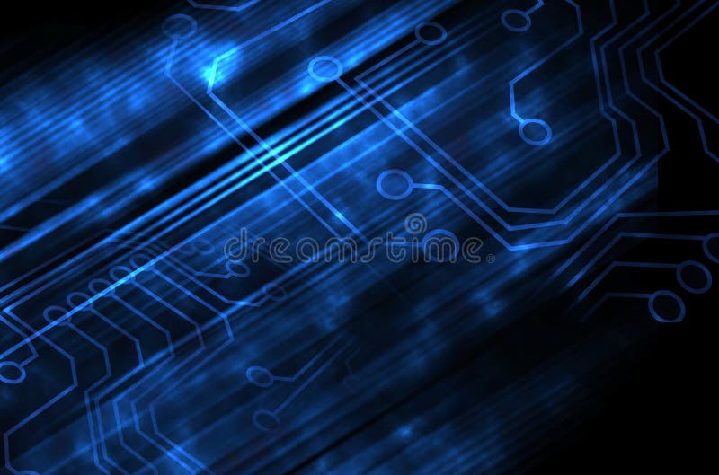 Microchip background vector illustration