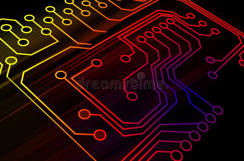 Microchip background stock illustration