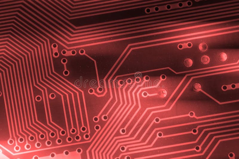 Microchip background - close-up of electronic circuit board stock photography
