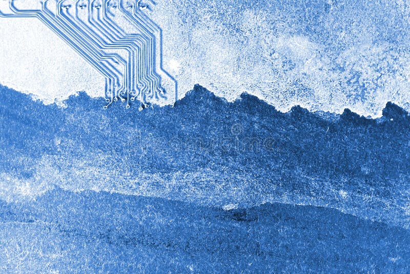 Microchip background royalty free illustration