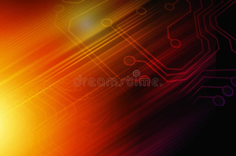 Microchip background vector illustration