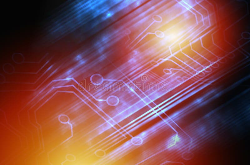 Microchip background royalty free illustration