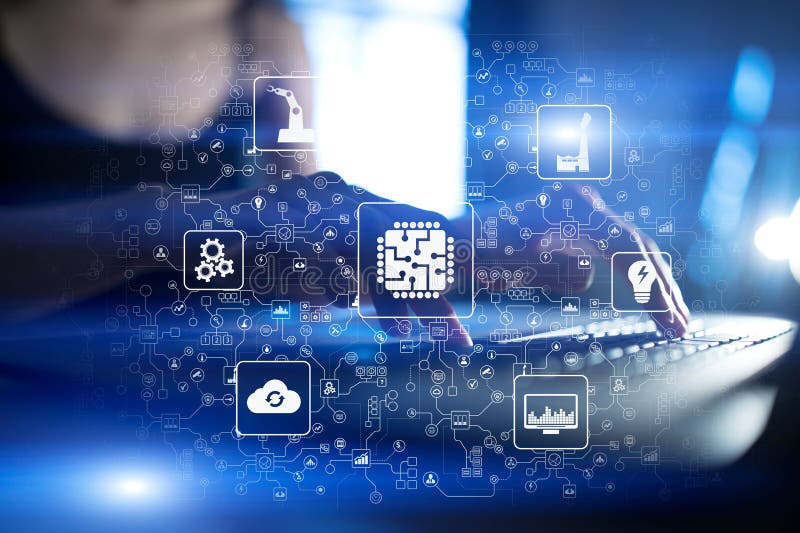Microchip, CPU, unità di elaborazione, ingegneria di calcolo del microcircuito Modernizzazione e automazione dell'attività commer immagini stock libere da diritti Microchip, CPU, unità di elaborazione, ingegneria di calcolo del microcircuito Modernizzazione e automazione dell'attività commer immagini stock libere da diritti