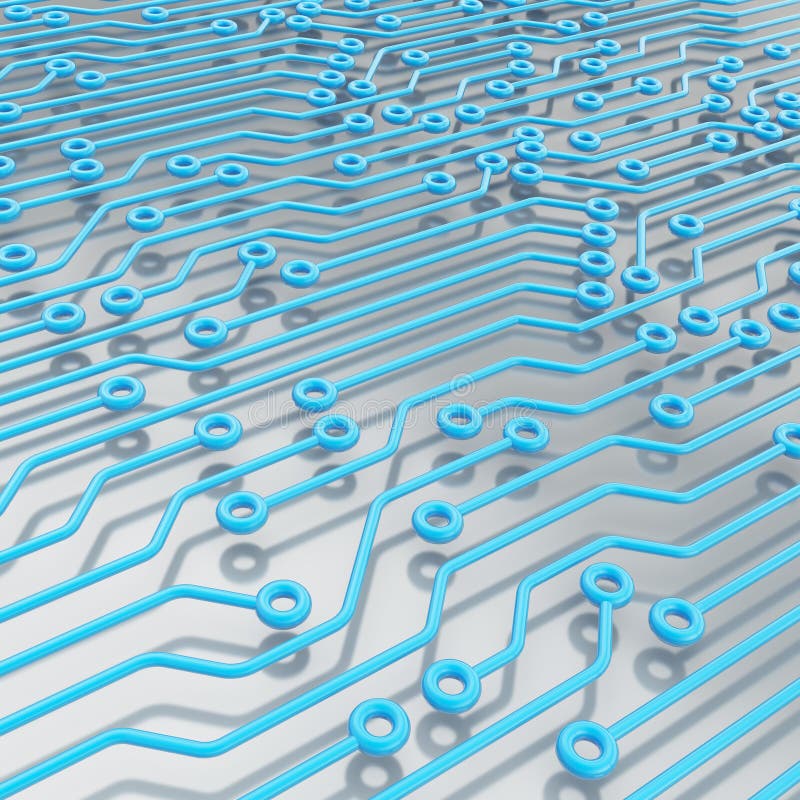 Microcircuit chip scheme as abstract background. Microcircuit blue chip scheme over metal surface as technology and science abstract background vector illustration Microcircuit chip scheme as abstract background. Microcircuit blue chip scheme over metal surface as technology and science abstract background vector illustration