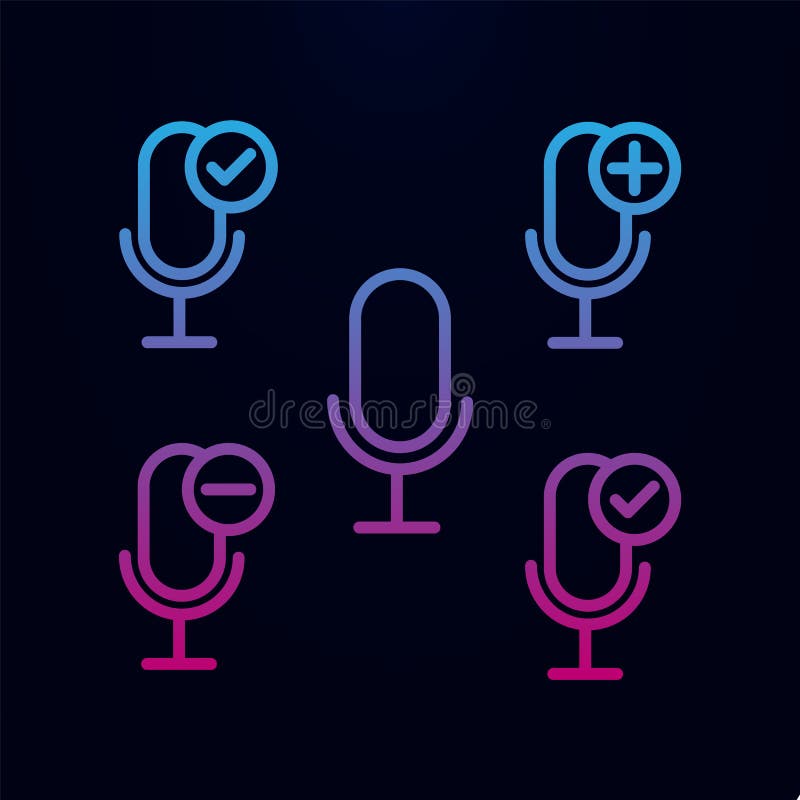 Microfono più, rimozione, segno meno, icona Linea sottile semplice, vettore di struttura delle icone Web per ui e ux, sito web o royalty illustrazione gratis Microfono più, rimozione, segno meno, icona Linea sottile semplice, vettore di struttura delle icone Web per ui e ux, sito web o royalty illustrazione gratis
