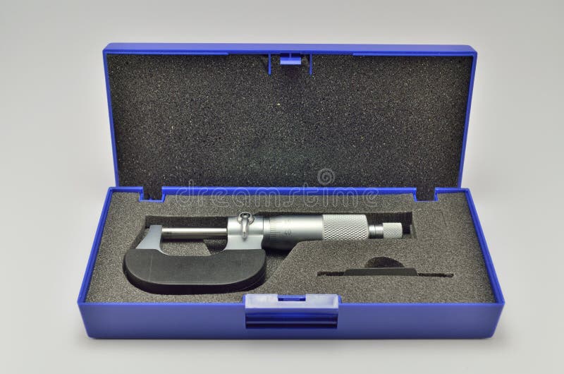 Micrometer stock image. Image of measure, mechanism, blue 30674293