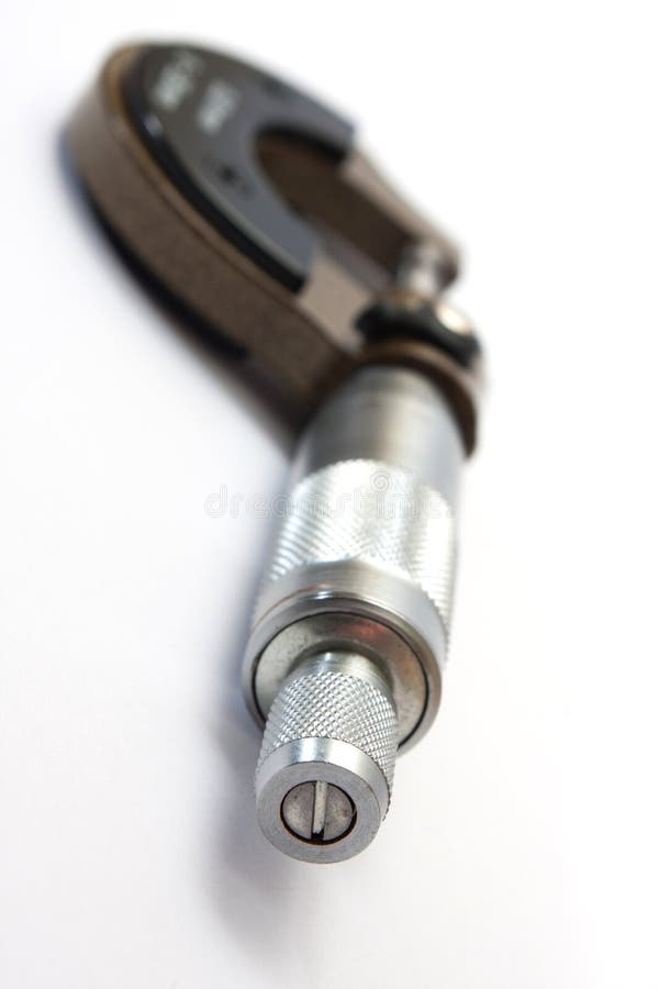 Micrometer To Measure A Thousandth Of A Millimeter Stock