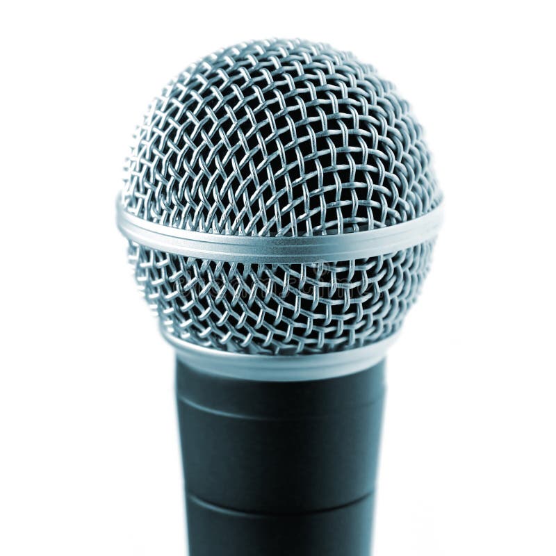 Professional Microphone Isolated Over White