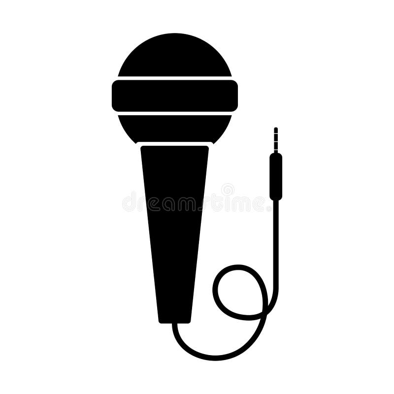 Microphone Cord Stock Illustrations 789 Microphone Cord Stock