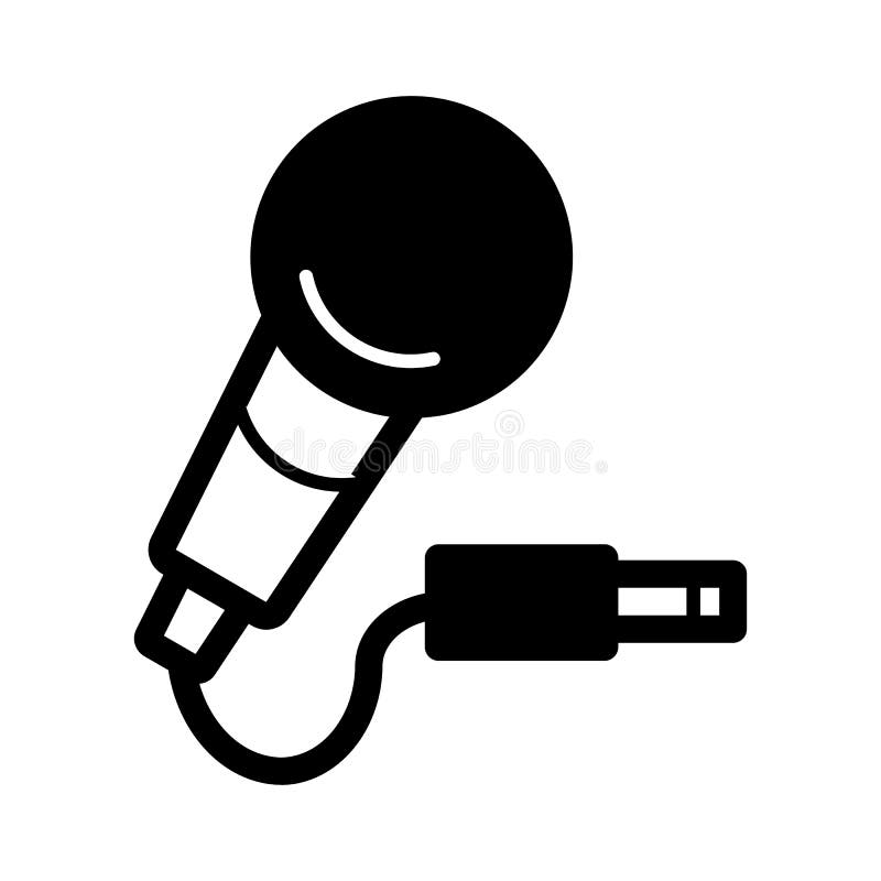 Microphone Cord Stock Illustrations 789 Microphone Cord Stock