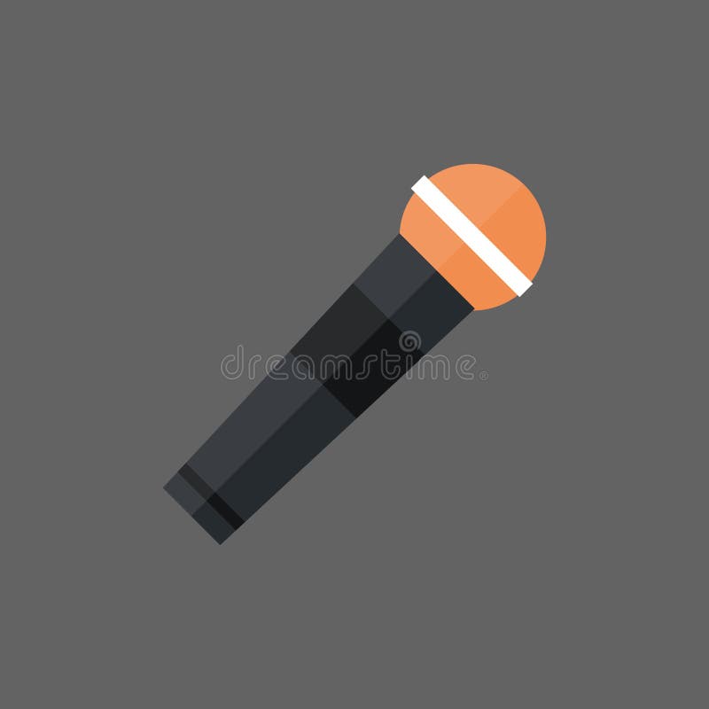 Microphone Icon Modern Mic Audio System Technology royalty free illustration Microphone Icon Modern Mic Audio System Technology royalty free illustration