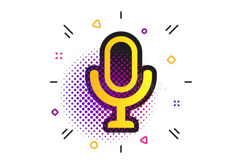 Microphone icon. Speaker symbol. Live music sign. Vector stock illustration Microphone icon. Speaker symbol. Live music sign. Vector stock illustration