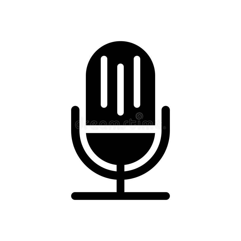 Microphone Logo Images Illustration Stock Vector Illustration of