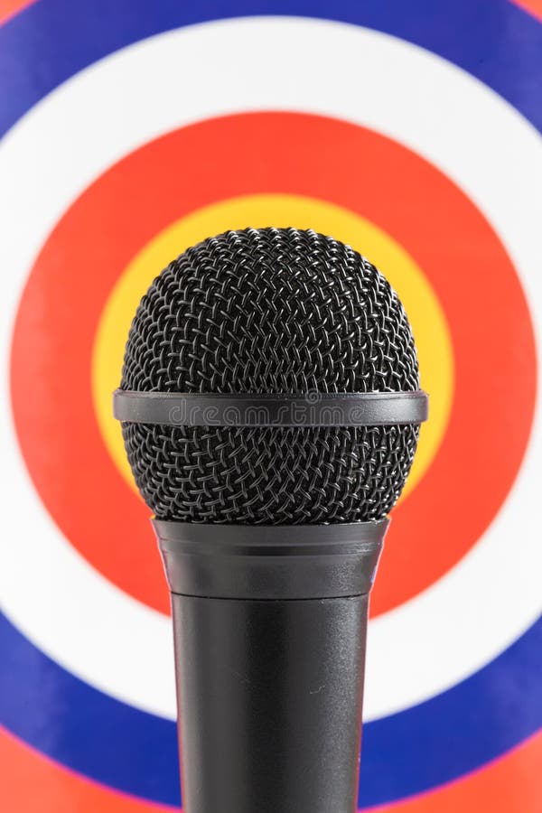 Microphone for Speeches and Songs Stock Image Image of speak