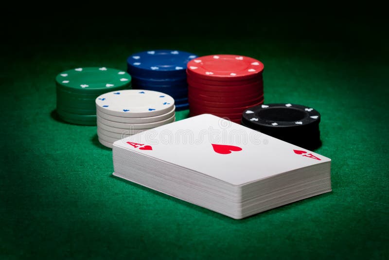 Microplaquetas e cartões imagens de stock