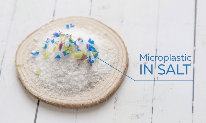 Microplastic Particles in Salt. Pollution of the Environment and Ocean Stock Photo - Image of recycling, ecology: 138741030