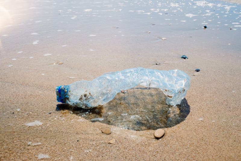 Microplastics on Beaches Abound Due To Plastic Waste that is Thrown