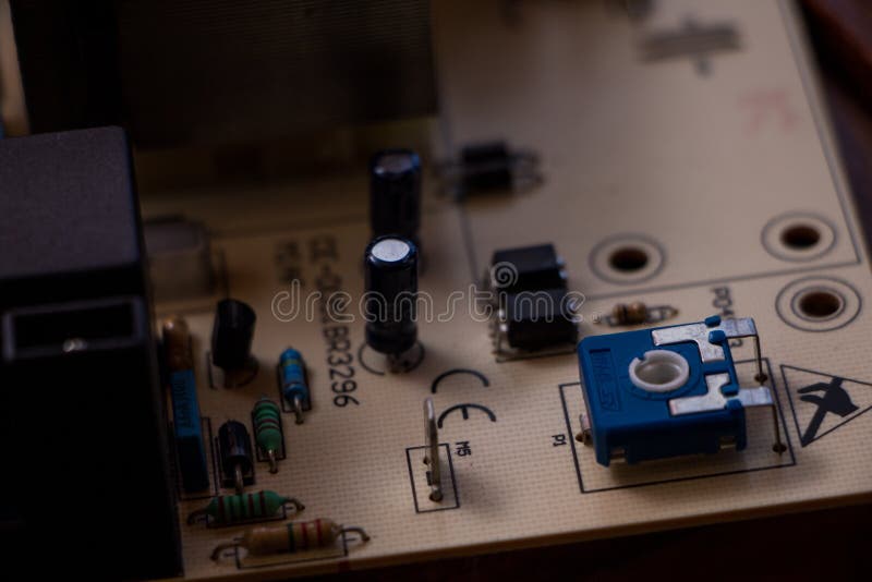 Microprocessor with motherboard background. royalty free stock image Microprocessor with motherboard background. royalty free stock image