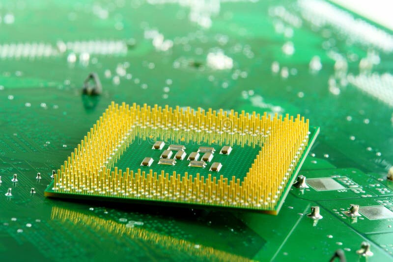 Microprocessor stock photo. Image of industrial, equipment 38752776