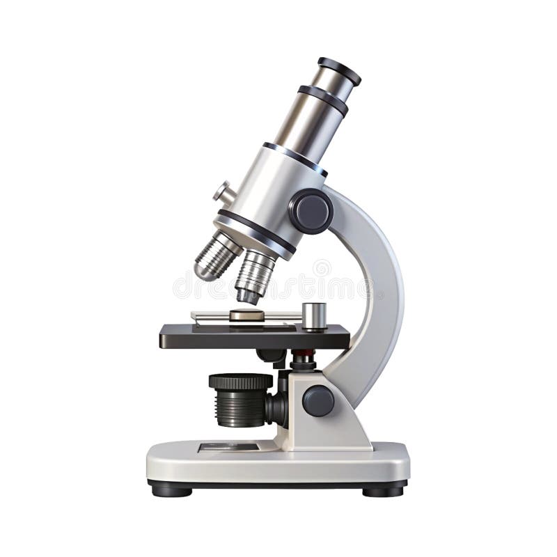 Microscop izolat royalty free illustration
