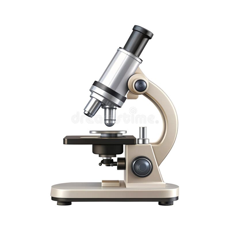 Microscop izolat royalty free illustration