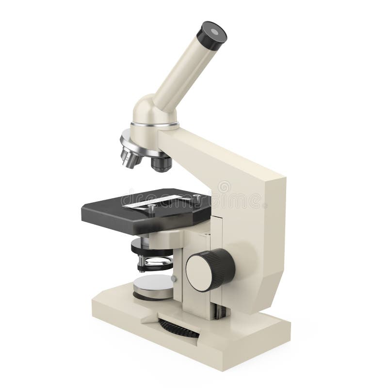 Microscop izolat vector illustration