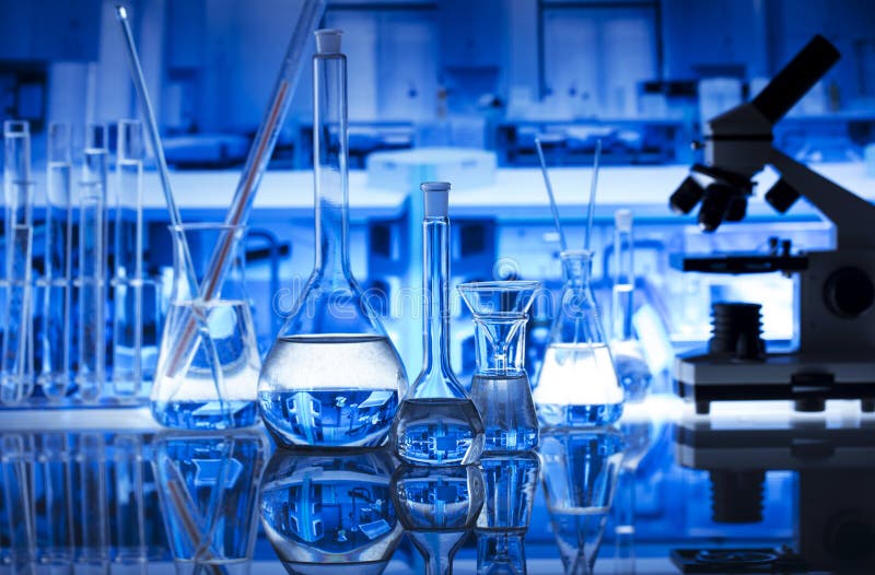 Science Experiment Concept Background - Laboratory. Stock Image - Image ...