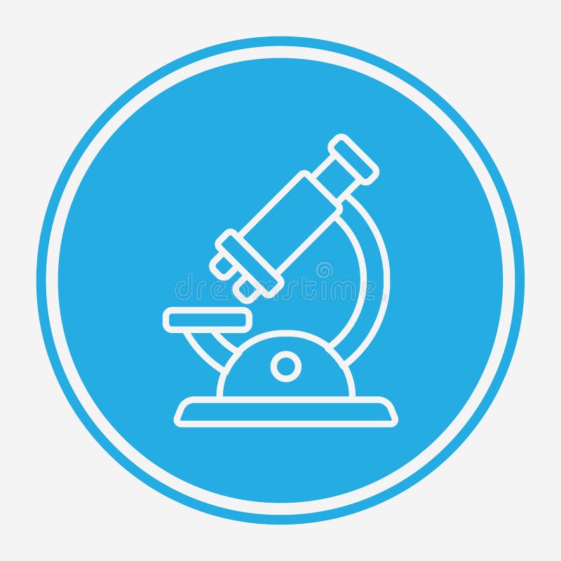 Microscope Vector Icon Sign Symbol Stock Vector Illustration of