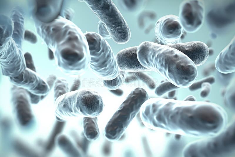 Microscopic organisms that cause infection. Generative ai stock photo