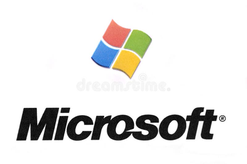 Microsoft stock image