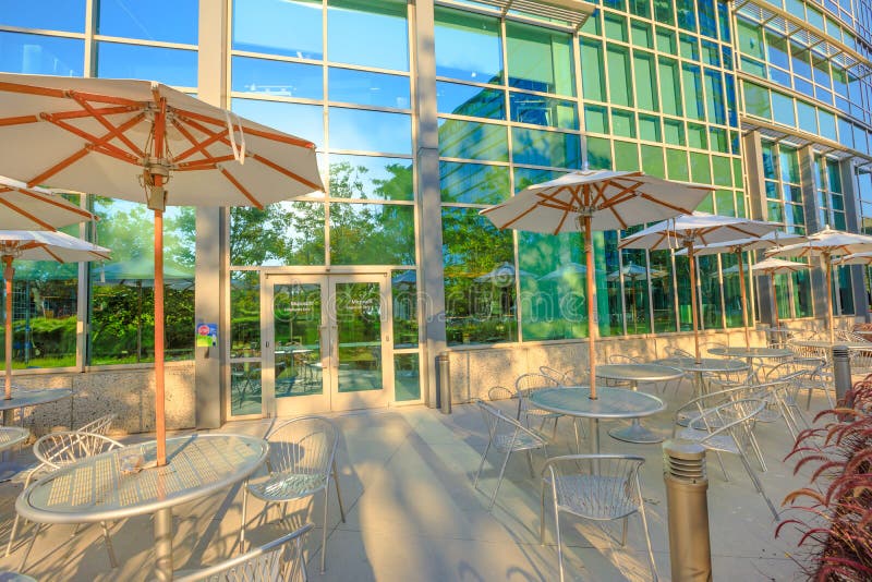 Microsoft employees entrance stock photos Microsoft employees entrance stock photos