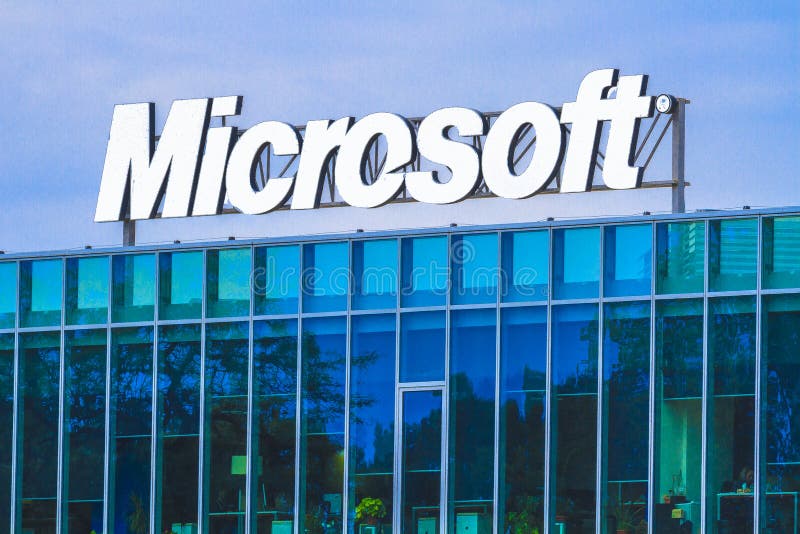 Microsoft-hoofdkwartier royalty-vrije stock afbeelding Microsoft-hoofdkwartier royalty-vrije stock afbeelding