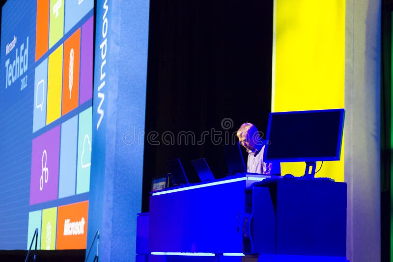 Microsoft Konferencja techEd 2012 zdjęcia stock Microsoft Konferencja techEd 2012 zdjęcia stock