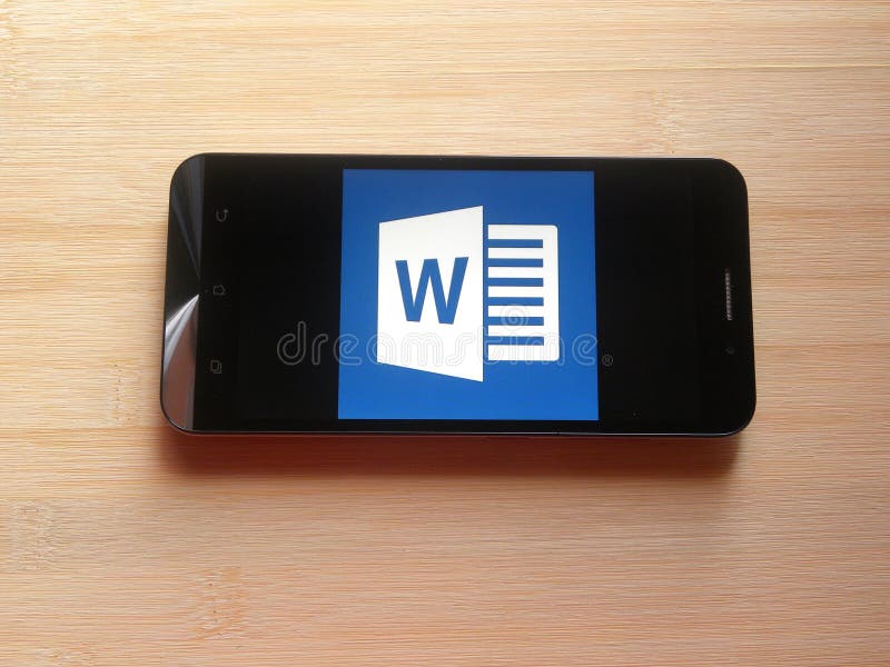 Microsoft Word app foto de archivo libre de regalías Microsoft Word app foto de archivo libre de regalías