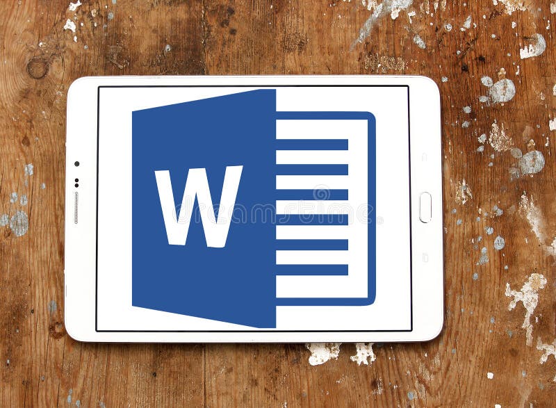 Microsoft Word logo royaltyfri bild Microsoft Word logo royaltyfri bild