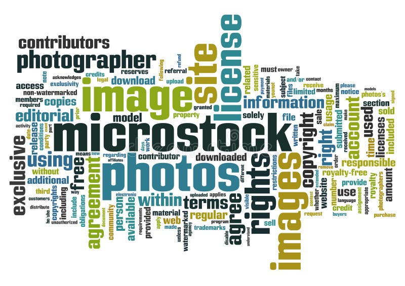 Microstock words