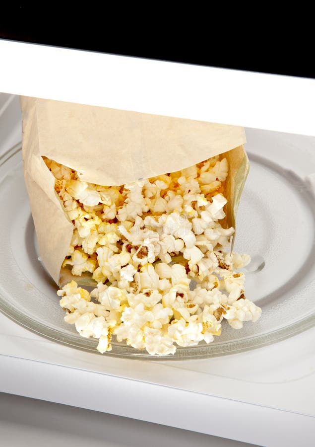 Microwave popcorn stock photo. Image of butter, gourmet 11950854