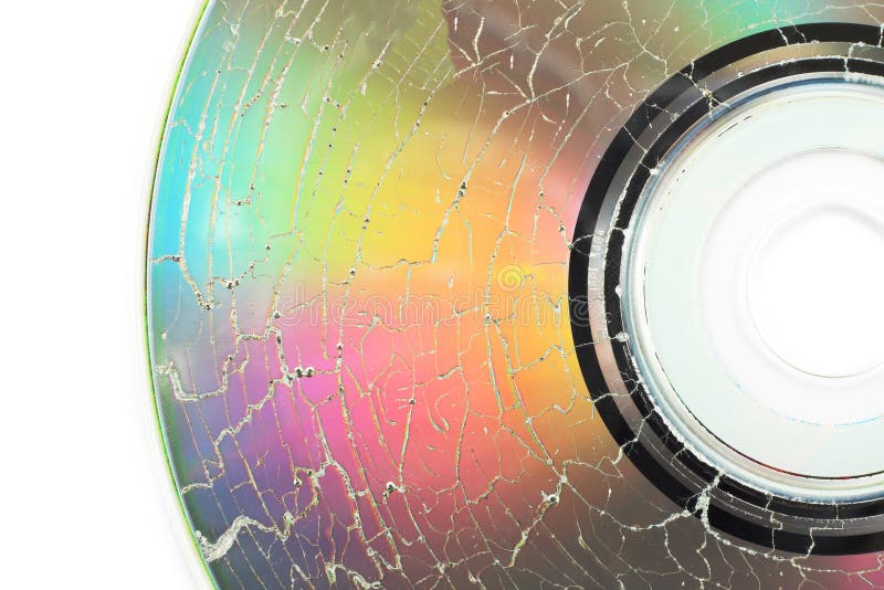 Broken Scratched Disc stock photo. Image of colors, play 31613988