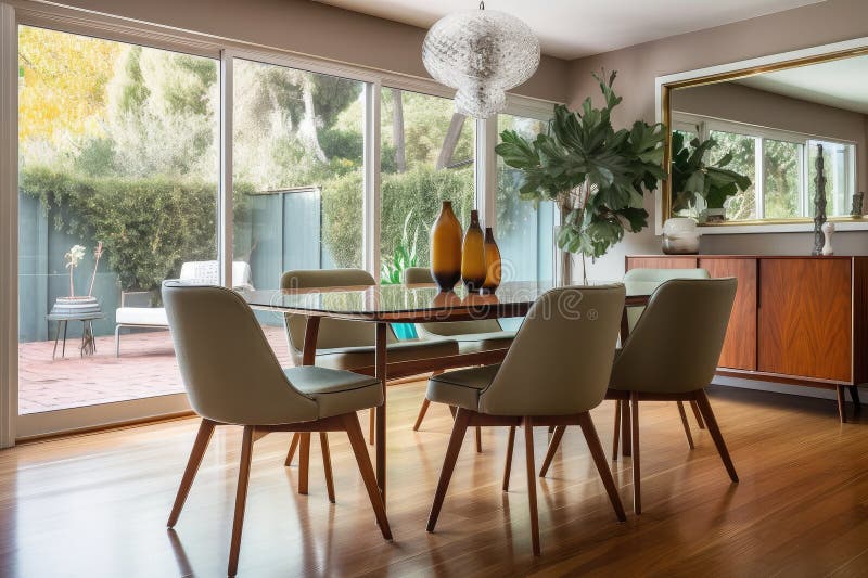 Illustration of Sleek Modern Apartment Furniture