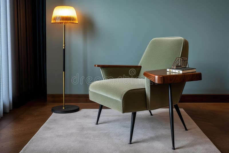 Midcentury Modern Lamp Stock Illustrations 732 Midcentury Modern Lamp