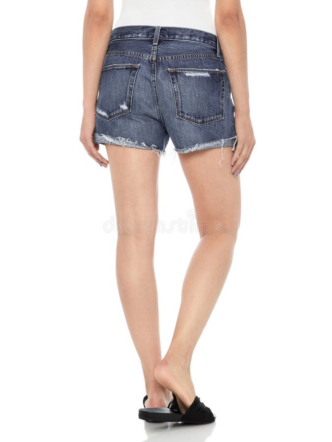 ripped cut off denim shorts