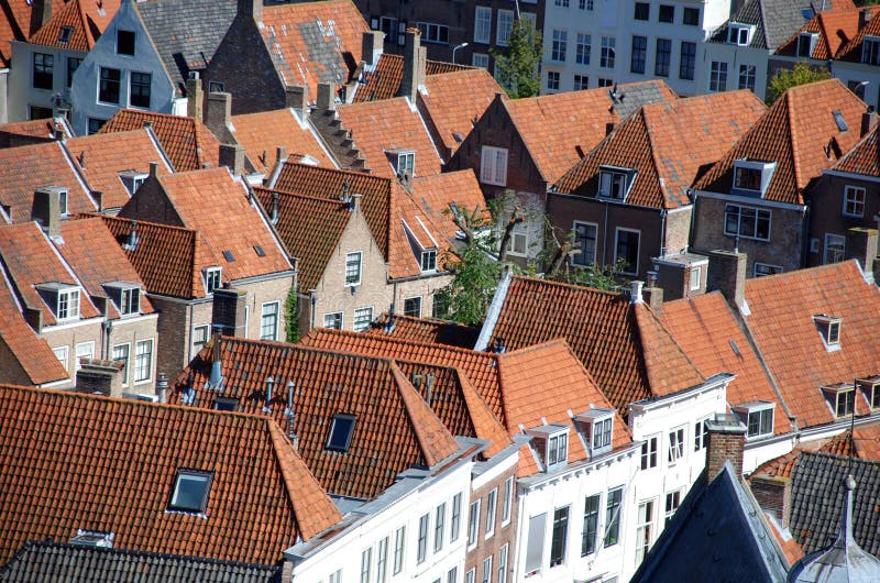 Middelburg stock image. Image of overview, houses, zeeland 12204779
