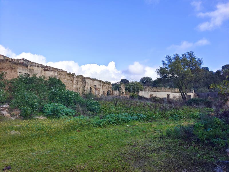 Middeleeuws dorp royalty-vrije stock afbeelding