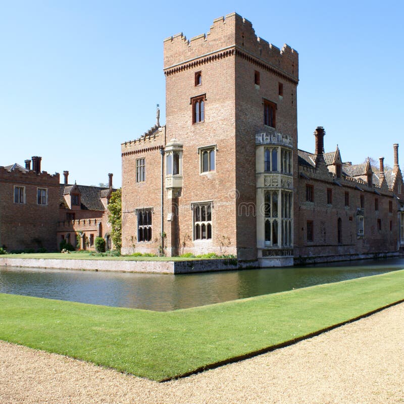 Medieval English country house in Norfolk. Medieval English country house in Norfolk