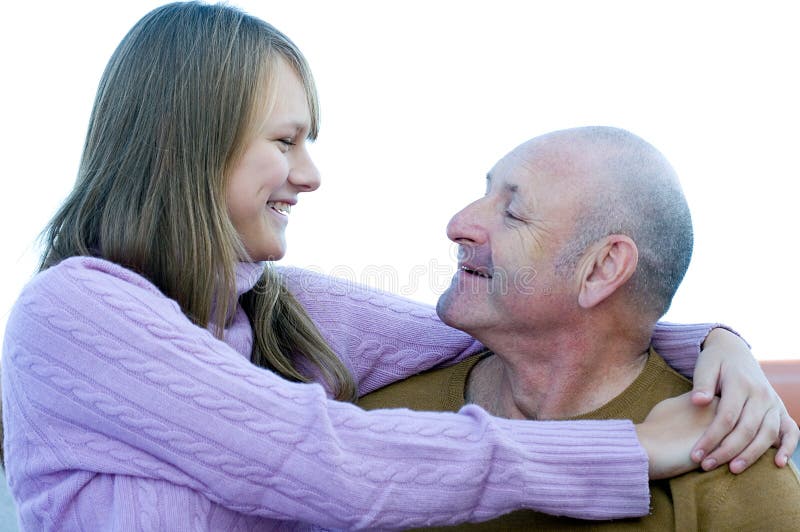 Middle Aged Father And Young Teen Girl Daughter Stock Photo picture Middle Aged Father And Young Teen Girl Daughter Stock Photo