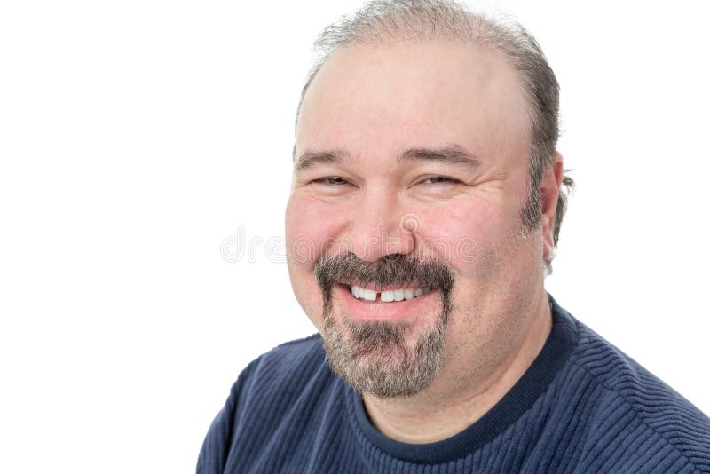Middle-aged man enjoying a good laugh royalty free stock photography Middle-aged man enjoying a good laugh royalty free stock photography