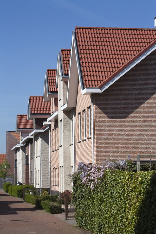 Middleclass Neighborhood stock photo. Image of family 25580492