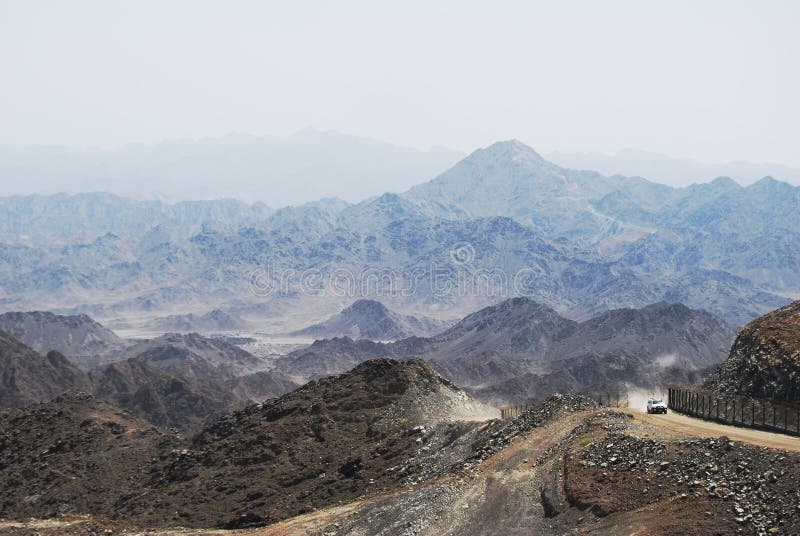 Middle East mountain road