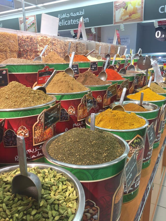 Middle East Spice Counter in Oman Editorial Image Image of east, oman