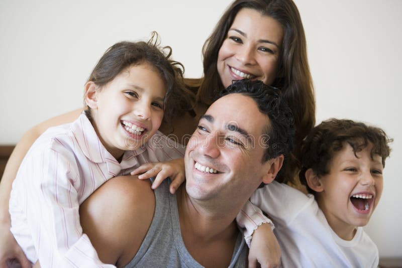 A Middle Eastern family royalty free stock image
